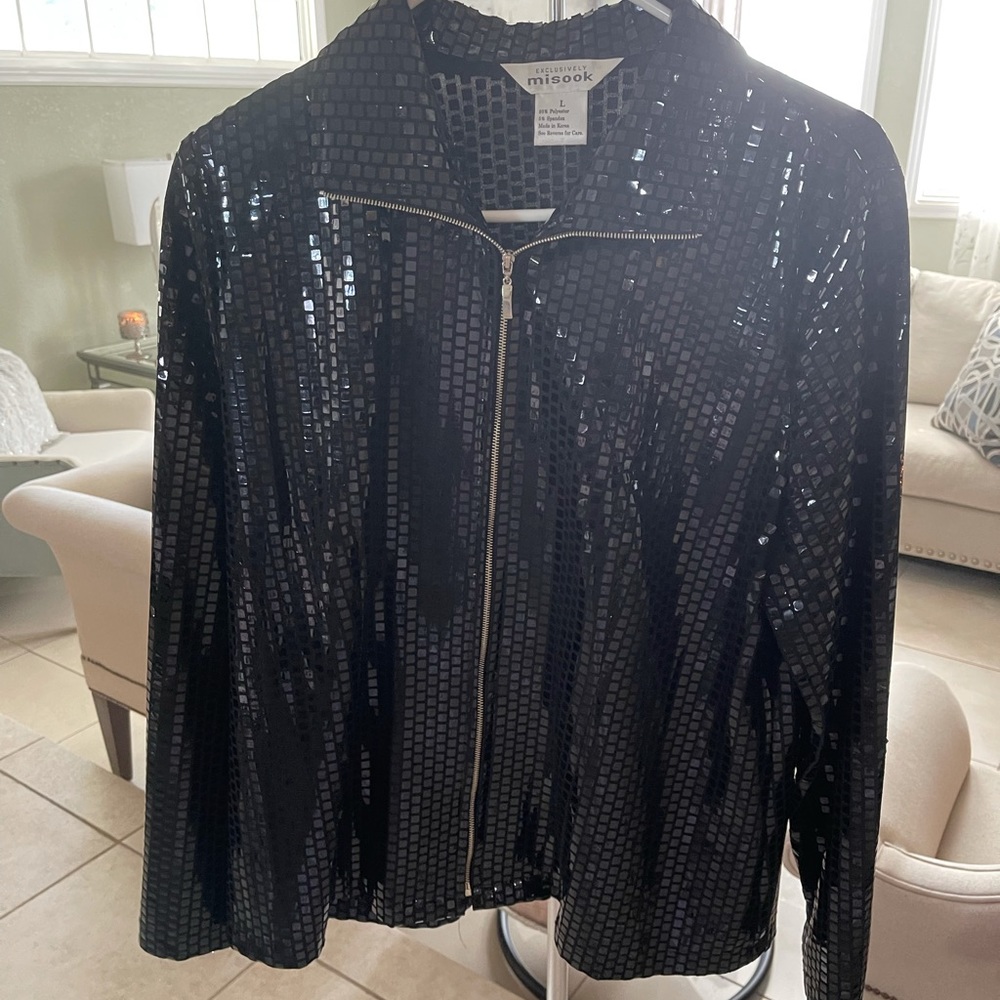 Black Sequence Jacket - image 1